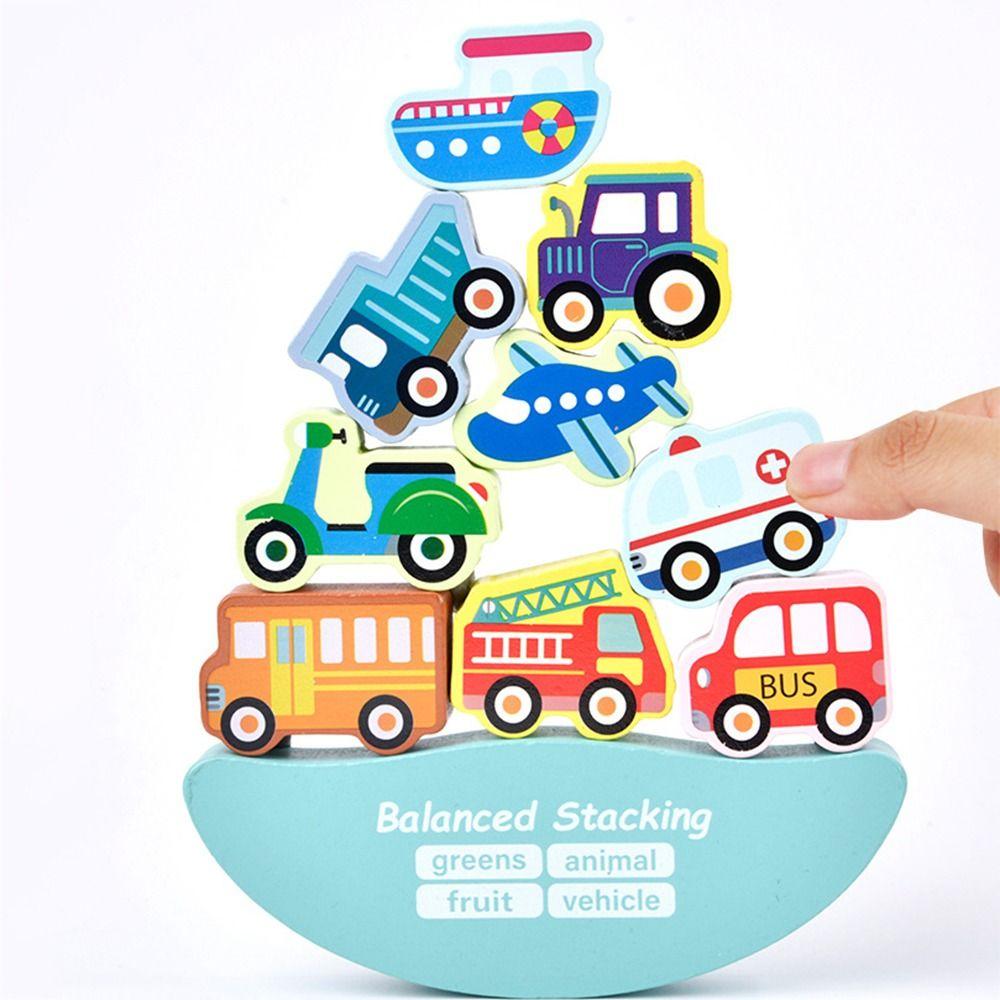 

Toy Sorting Stacking Game Intelligence Game Puzzle Blocks Beading Toy Kids Wooden Puzzle Toy Fruit