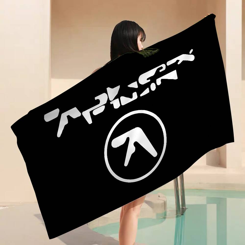 Aphex Twin Beach Towel Colorful Bath Towels For Girl Microfiber Quick Dry Custom Sand Free Beach Yoga Spa Gym Pool