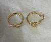 [USED] Avery Knot Hoop Earrings AVEC NEW YORK
