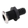 Marine Drain Plug 25mm 1in Nylon Protective Versatile Boat Drain Plug for Kayak Fishing Boat Yacht Straight Tube,