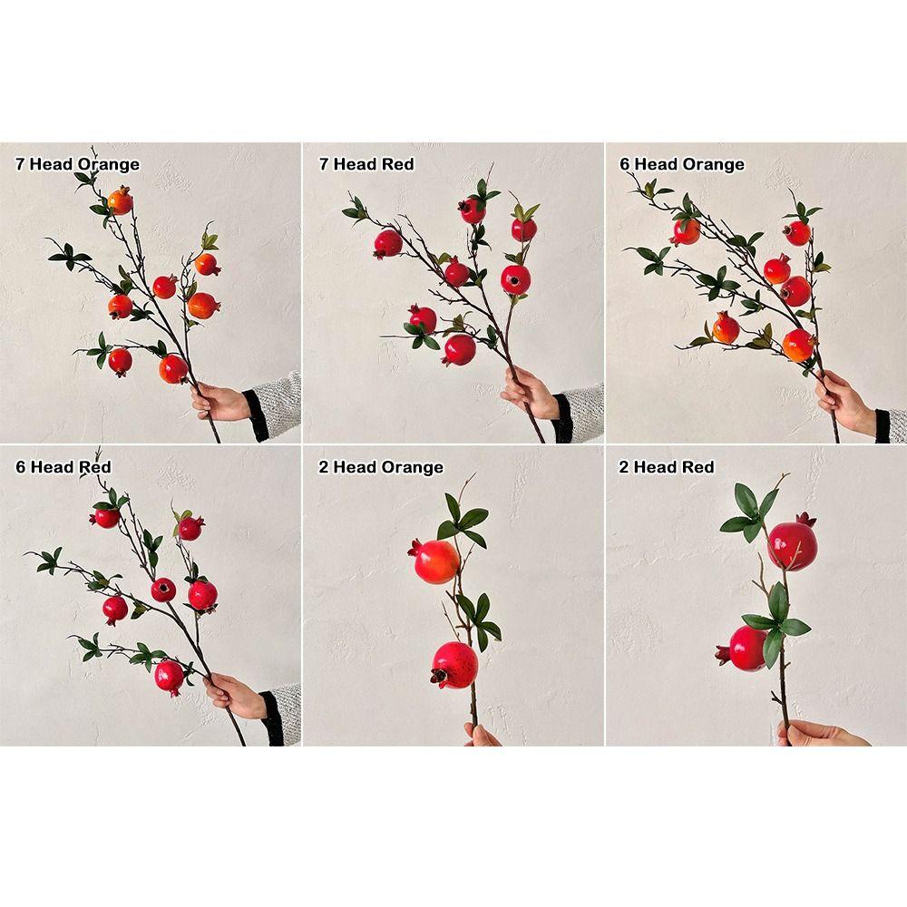 Simulation Artificial Fruits Flowers 7 Heads Artificial Plants  Garden Decoration