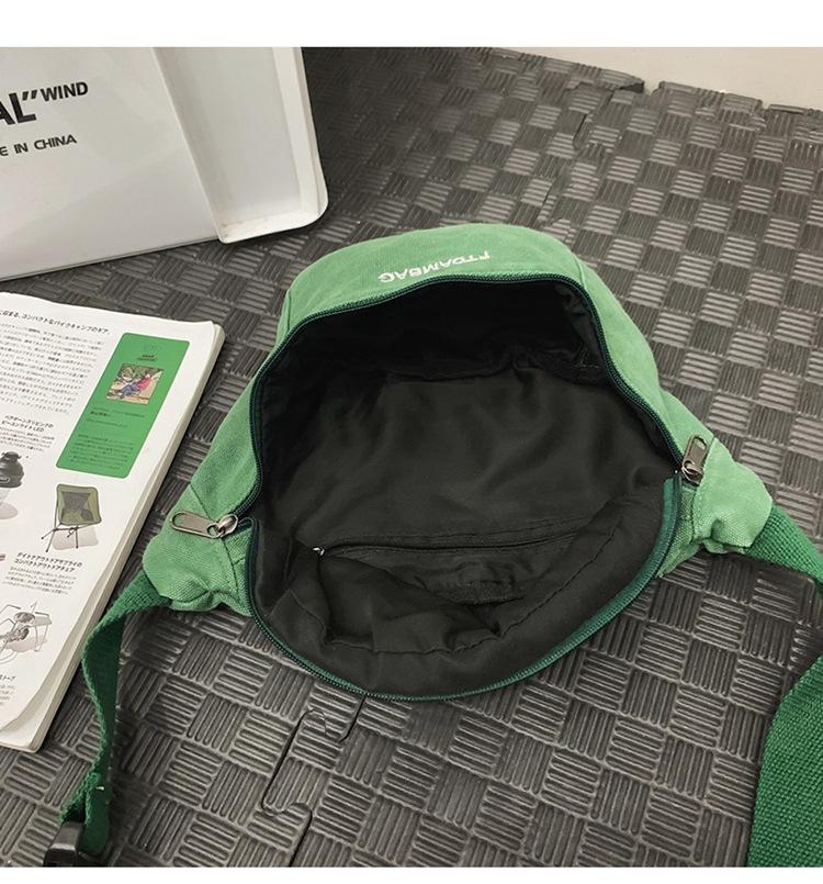 Винтажная холщовая сумка из стираной ткани — фото 18