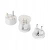 Adapter podróżny AC Akyga AK-AD-61 worldwide biały