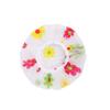 1PC Reusable PE Shower Cap - Adjustable Printed Design with Elastic Band for Spa Salon & Kitchen Oil Fume Protection Shower Cap