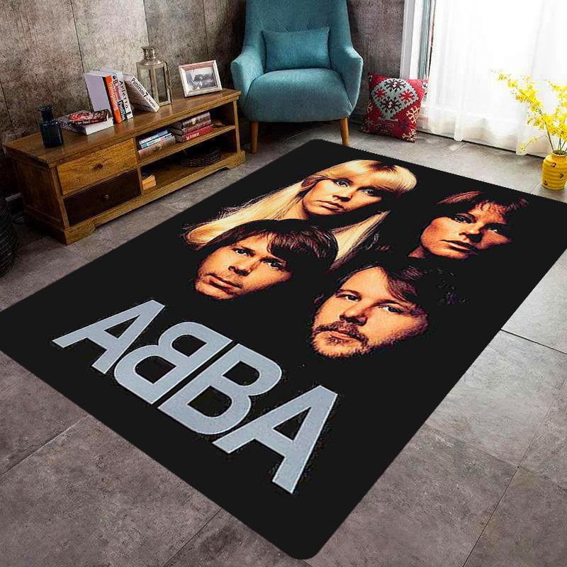 Tappeto ABBA Iconic Music Legacy Adatto a tutte le stagioni Tappetini da pavimento Regali di Natale Tappetino protettivo Decorazione per dormitorio