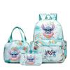 Three-Piece Schoolbag, Primary And Secondary School Backpack, Youth Travel Backpack, Cartoon Backpack.