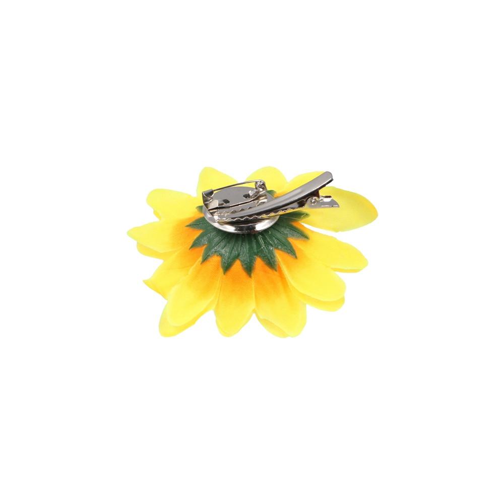 Cloth Sunflower Hairpin Korean Style Girl Hair Clip  Party Ponytail Holder