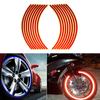 Red Reflective Rim Stripe Wheel Tape Decal Stickers For Yamaha YZF R1 R6 FZ1 R6