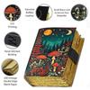 Mushroom Leather Grimoire: Handmade Deckle Edge Book of Shadows