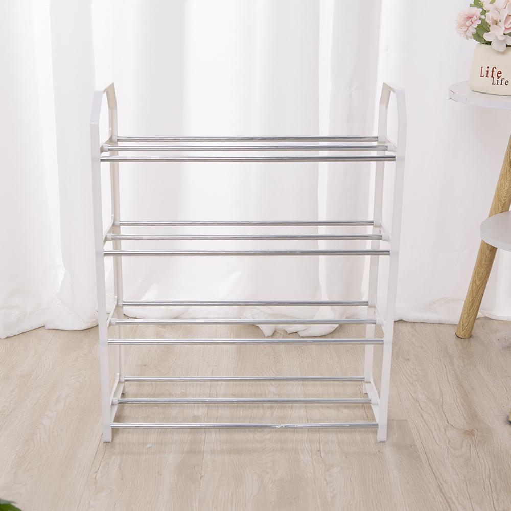 

Черная четырехслойная полка для обуви для домашней сборки, полка для хранения на двери общежития, небольшой шкаф для хранения обуви, предметы домашнего обихода, простая обувь