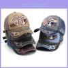 Berretto da baseball trucker vintage retrò invecchiato per uomo e donna