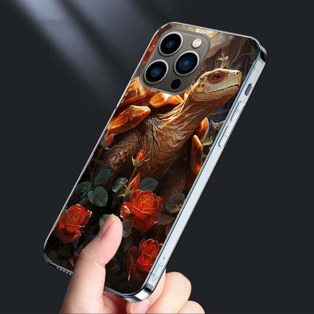 

Marine Organisms, Sea Turtles, And Animals Phone Case For Iphone 16E 15 Pro 14 Plus 17E 16 17 Pro Max Air 11 12 13 Mini Cover iPhone 15