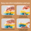 Cute Bear Plane Pet Food-dispensing Toy - Press Rotate Design for IQ Training, for Cats Dogs Self-amusement, Durable Pet Gift