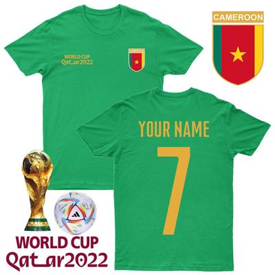 Personalizované tričko Kamerun Fotbalové Jméno Číslo Tričko #MS