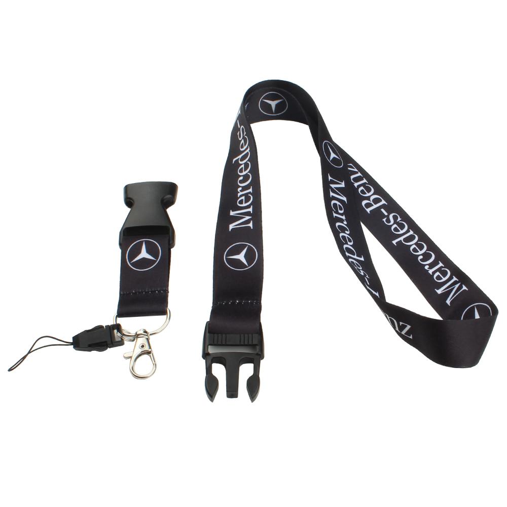 Lanyard for Car Keys ID Holders Cell Phone Neck Straps Car Keychain For Mercedes Benz AMG C E S ML GLK GLE GLS GLC SLK W177 W176 BD1