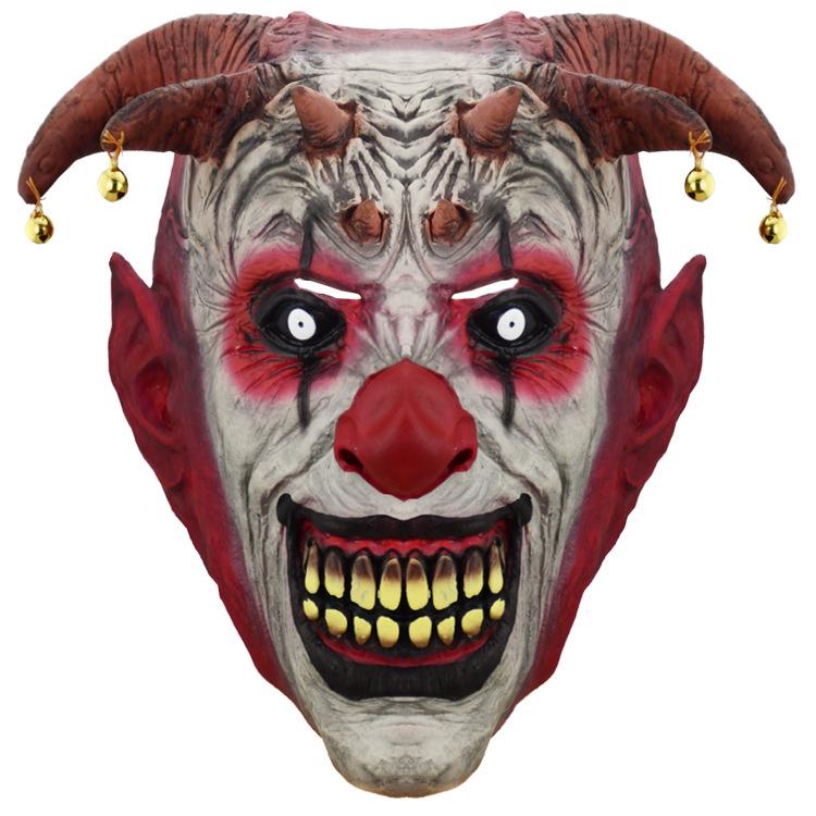 Smiling Clown Latex Mask for Halloween Festival Performance