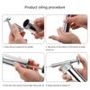 Ergonomic Handheld Grease Guns 80CC Handheld Lubrication Pressure Oiler for Professional Excavators Operators Mechanic