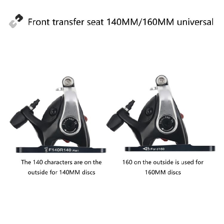 Cycling Flat Mount Disc Brake Adapter High Performances Cycling Brake Adapter for Road Bikes with Easy Installation