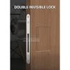 Invisible Room Door Lock Press Type Concealed Handle Hidden Outward-Opening Wooden Magnetic Door Handle Door Lock 2025 NEW