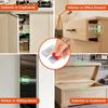 4 Set Stainless Steel Magnetic Cabinet Door Catch Self-Adhesive Drawer Closer  Furniture DIY