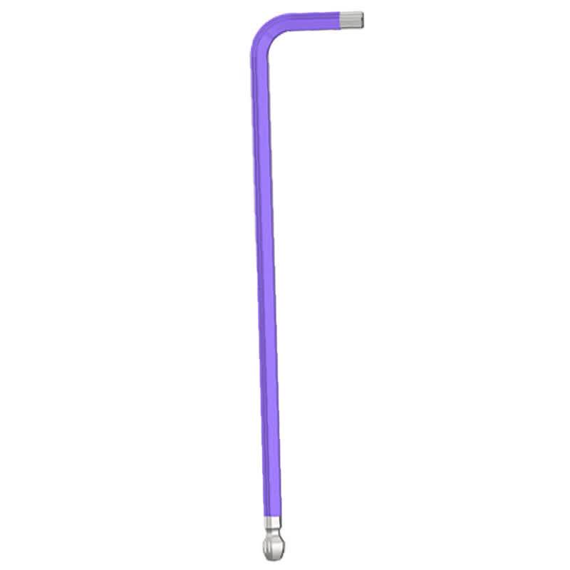 LAOA 3.0mm Colorful Extra-Long Ball-End Hex Key (5-Pack)