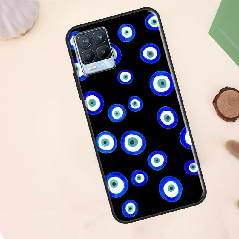 Evil Eyes Case For Realme C55 C53 C33 C63 C61 C51 C65 C67 C71 C75 11 12 13 14 15 Pro Plus GT6 GT7 Pro