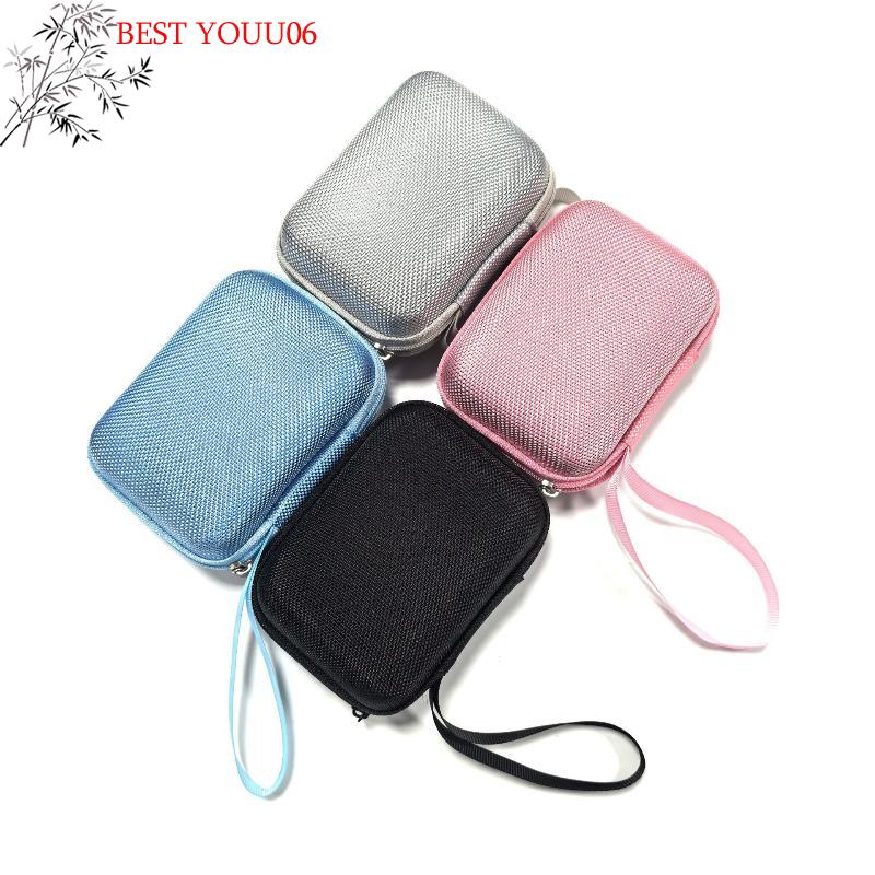 (YOUU06)Custodia Rigida in Nylon + EVA per Fotocamera Digitale Piccola da Viaggio Portaoggetti per Fotocamere per Accessori Scheda SD Scheda CCD