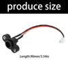 Power Cable Connector Power Charging Cable Port for ES1 ES2 ES3 ES4 Electric Scooter Charging Port Assembly Enduring