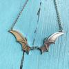 Vampire Bat Wing Gothic Necklace