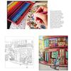 1PC Enchanted Forest Decompression Coloring Book Adult Large Size  Doodle Drawing Hand-painted Coloring Book