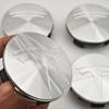 Autosticker 2025 Nieuwe Tesla 56mm 4st/set Chroom Wielnaafdopjes voor Tesla Originele Naafdoppen Model 3 Model Y Model S X Hoge Kwaliteit