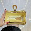 Hand-held Designer Bag, Fashionable Evening Bag, Bag with Rhinestones, Crossbody Bag with Chain Strap