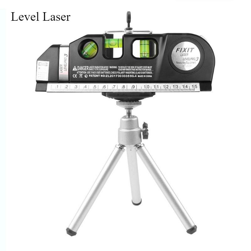 

Многофункциональный лазерный измерительный прибор, штатив, инфракрасная линейка для маркировки, установщик проводов, 4 в 1, многоцелевой инфракрасный нивелир With Tripod