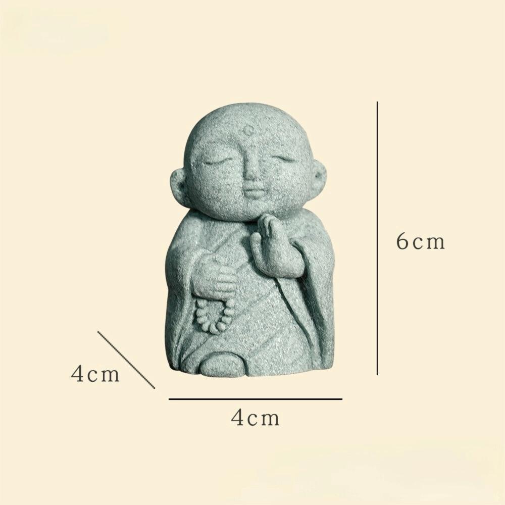 Creative Japanese Miniature Buddha Statue Exquisite Durable Buddha Sculpture Ksitigarbha Buddha Figurine Table Decor