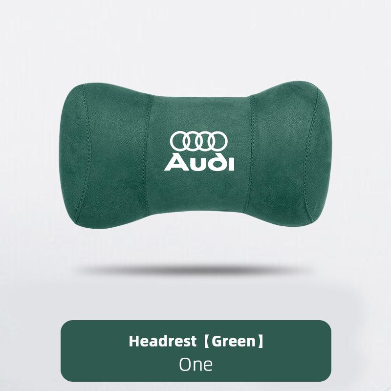 Car Seat Safety Headrest Pad Auto Emblem Neck Pillow For a2 A1 A2 A3 A4 A5 A6 A7 A8 Q1 Q2 Q3 Q4 Q5 Q6 Q7 Q8 TT RS3 S5 Quattro