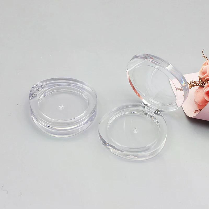 Empty Makeup Eyeshadow Box Round Eyeshadow Concealer Storage Case Travel Eyeshadow Container for Women Girls
