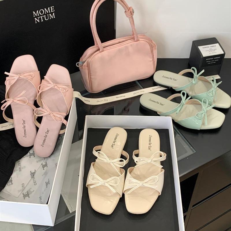 Fashion Bailamos 2025 Summer Brand Women Slipper Fashion Slip On Ladies Casual Flip Flop Shoes Soft Flat Heel Outdoor Beach Slides Mujer