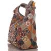 Echtleder Shopper Bag in Pachwork Design