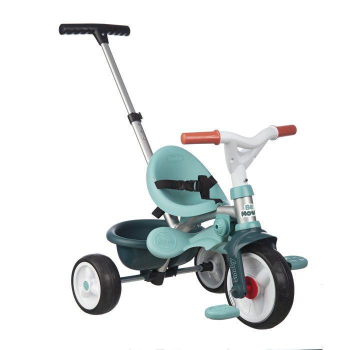 SMOBY - Tricycle Be Move Confort Bleu- Des 10mois - Fabriqué en France