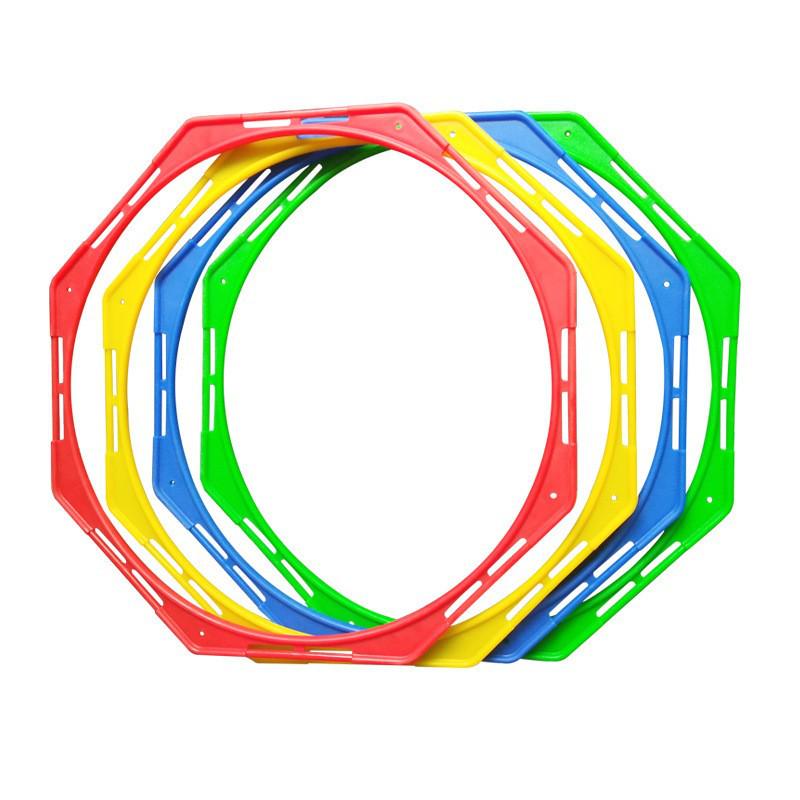 Octagonal Agility Rings: Multi-Functional Hurdles for Football Footwork and Fitness Training