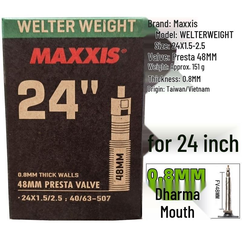 MAXXIS Bicycle Ultra-light Inner Tube for Mountain/Road Bikes: 26", 27.5", 29", 700x23C
