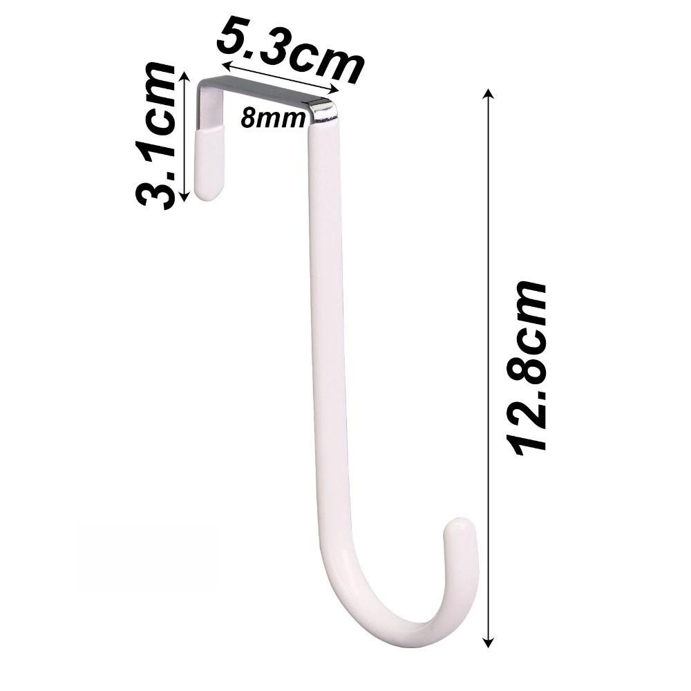 2pcs Metal Towel Hanging Rack Plastic Coating Shower Hanger New Coat Hanger  for Closet Organizer