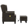 VidaXL Fauteuil de Massage avec Repose-pied Fauteuil de Relaxation Electrique Siège de Salon Salle de Séjour Maison 320169