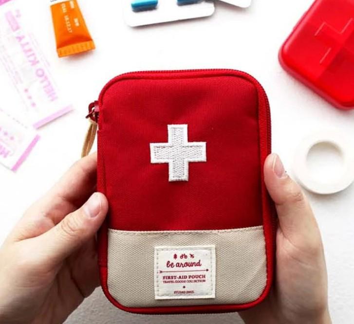 Best-Selling Portable Medical Storage Bag: Compact First Aid Travel Pouch with Oxford Cloth and Zipper Closure