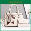 Stylish High-end Pu Leather Womens Tote Bag Set With Spacious Interior And Trendy Colors