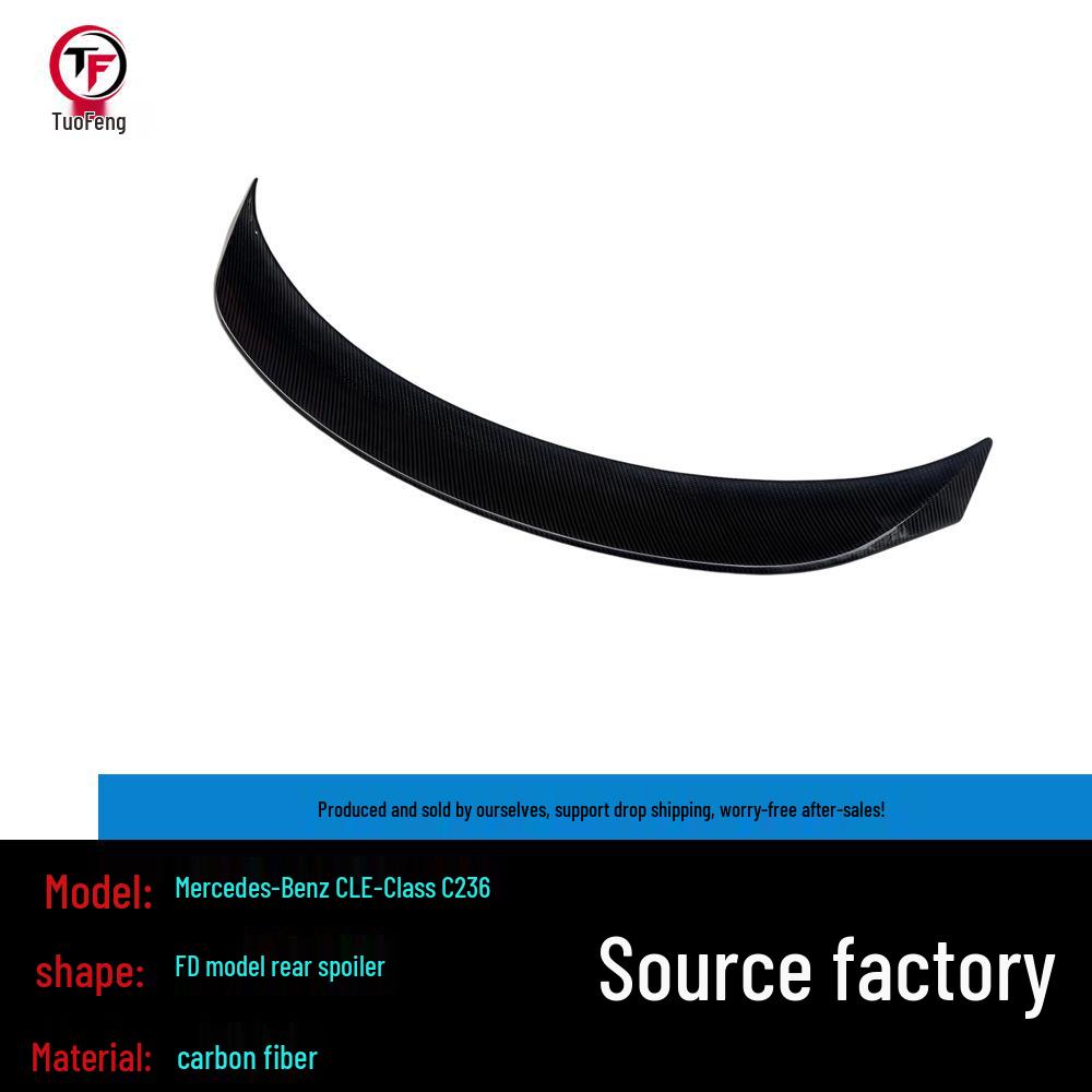 Mercedes-Benz CLE-Class C236 FD Style Carbon Fiber Rear Spoiler Upgrade