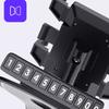 Easy To Use Car Phone Holder Single Hand Operate Fast Install Removal Vehicle Mount ABS Bracket For Driving Safety
