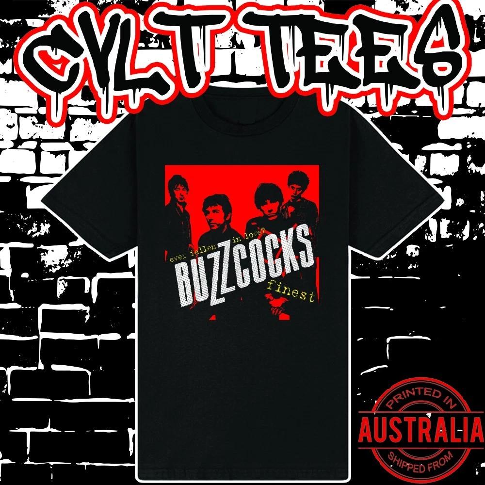 Men s and Women s T-shirts Buzzcocks Band Tee ~ Premium Black Gildan Cotton XL
