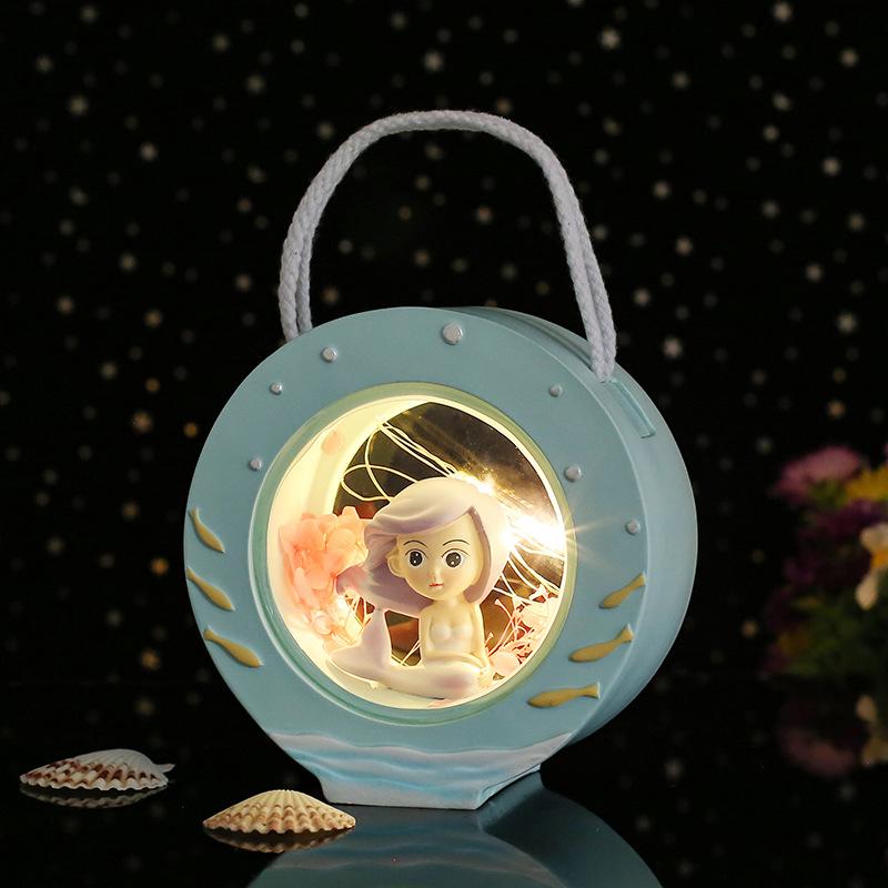 

New Star Astronaut Light Astronaut Planet Nightlight Button Powered Battery StyleF