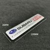 Car Aluminium Emblem Sticker Accessories For Subaru STI Forester Impreza Legacy Outback XV BRZ WRX Tribeca O111